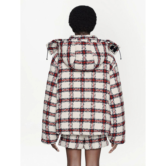 NWT Gucci tweed check-print jacket Size 42 - Picture 2 of 16